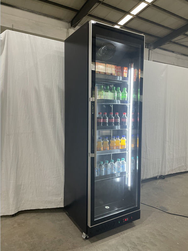 560L Commercial Single Luxury Glass Door Beverage Display Cabinet Unidade de refrigeração do supermercado Unidade de refrigeração do supermercado